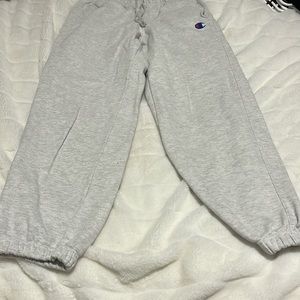 Light grey champion sweatpants